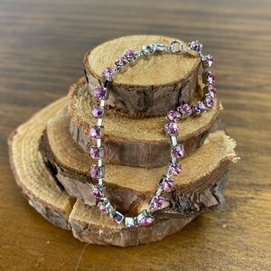 Pink Gem Bracelet/Anklet